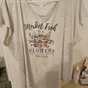 Plus size womans tshirt